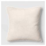 Threshold 18x18 Reversible Velvet Throw Pillow