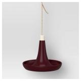 Threshold 90431445 Ceramic Matte Bird Feeder 6.69