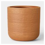 Threshold Fluted Terracotta Outdoor Planter 10