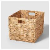 Brightroom Woven Water Hyacinth Milk Crate Large