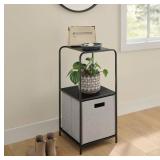 Spacebasics 13 2-Cube Metal Storage Tower