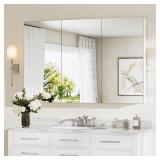 KeonJinn HD-PZJG-12181WH 48x32 Medicine Cabinet