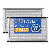 Kmcsoye 213 Air Purifier Filter 2pk 20x25x4