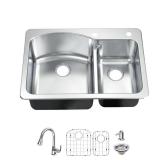 Glacier Bay VT3322TA2PA1 33 Stainless Sink