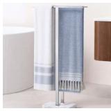 KES 2-Tier Freestanding Marble Base Towel Rack