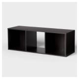 Brightroom 93209252 3-Cube Decorative Shelf Black