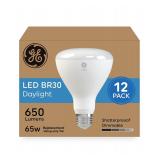 GE Led BR30 Daylight Floodlight Bulbs 12pk