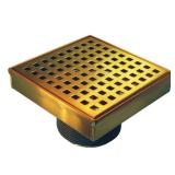 Reln FD0602SQBG 6x6in Brushed Gold Shower Drain