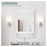 Glacier Bay 26241 Medicine Cabinet 23x32 White