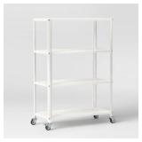 Room Essentials 3-Shelf Rolling Bookcase 44in