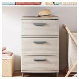 Brightroom 3 Drawer Storage Cabinet Gray