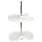 Knape Vogt 2-Tier Kidney Lazy Susan 18 Inch