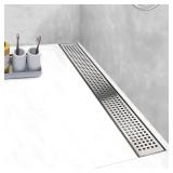 Elefloom 48 Inch Linear Shower Drain