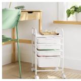 Drawer Cart White