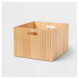 Brightroom Wood Bin 1674 cu in Storage Organizer