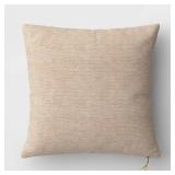 Threshold Square Chunky Linen Pillow 20