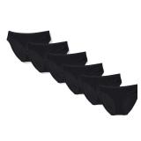 Amazon Essentials Bikini Panty 3X 6-Pack Black