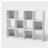 Brightroom 93209247 12-Cube Bookshelf White