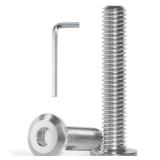 Vgbuy M6 x 55mm Flat Head Socket Cap Screws 30ct