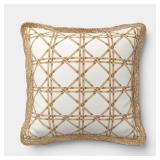 Threshold 18x18 Lattice Print Throw Pillow