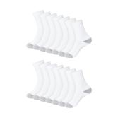 Hanes Crew Athletic Socks Size 5-9 14pk