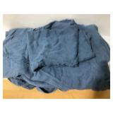 Casa Luna Blue Linen King Bed Sheet Set