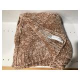 Threshold Tan Textured Polyester Throw Blanket