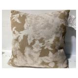Threshold Tan Floral Decorative Throw Pillow