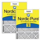 Nordic Pure 20x25x5 MERV 10 Air Filter 2pk