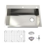 Glacier Bay FSDZ3322B1-ACC 33 Kitchen Sink
