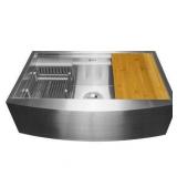 Akdy KS0237 Apron Front Kitchen Sink 30x20 in.