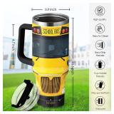 Sandjest School Bus Driver 40oz Insulated Tumbler