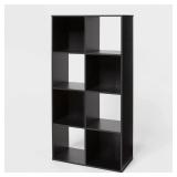 Brightroom 93209254 8-Cube Bookshelf Black