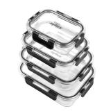 Zyliss E981067 Glass Food Storage Set 4 Piece