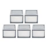 Iris Ohyama Stackable Storage Drawers 5pk Gray