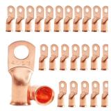 Joypxf 40 AWG 516 Copper Ring Terminals 10ct