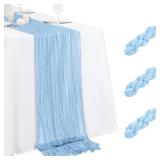 Beautane Cheesecloth Table Runner 17x108 3pk