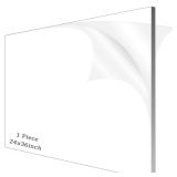 Adtda Clear Acrylic Sheet 14 Thick 24x36