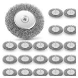 Moxweyeni 4 Inch Wire Wheel Brushes 20pk