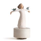 Willow Tree Happiness Musical Rotating Figure 8in