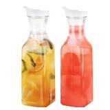Gusto Plastic Carafe with Lid 50 oz 2 Pack