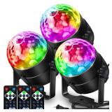 Nequare Disco Ball Party Lights 3pk
