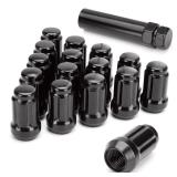 Sucoso 38-24 Lug Nuts 16pk Black 6 Spline
