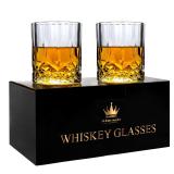 Almagic Crystal Whiskey Glasses 10oz 2pk