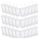Sieral 16 oz Reusable Tumblers With Lids 30pk