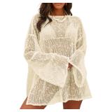 Lilosy Beach Swimsuit Cover Up Women Dress...