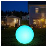 infray 12-Inch LED Ball Light, Solar...