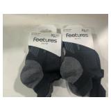 Feetures Elite Max Cushion No Show Socks XL Black