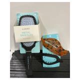 Gimme Hair Care Set Metal Bristle Brush and Clips