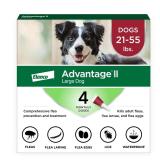 Advantage II Flea Treatment Dogs 21-55 lbs 4pk